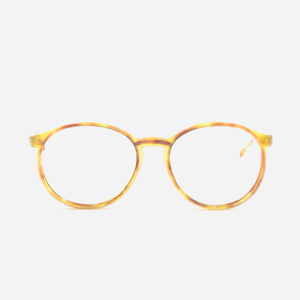 Vintage Fratelli Lozza Brown Oval Sunglasses Frames